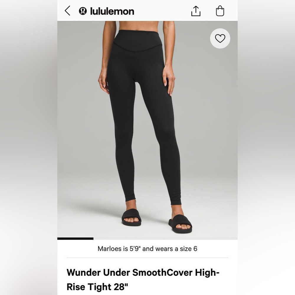 Wunder-Under SmoothCover High-Rise Tight 28”
